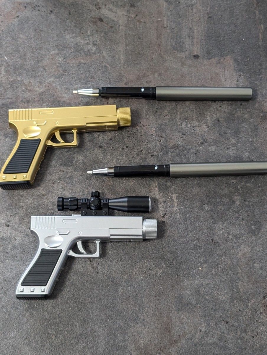 最終値下げ 拳銃型ボールペン2本セット/ライトも点きます|Yahoo 最終値下げ 拳銃型ボールペン2本セット/ライトも点きます|Yahoo