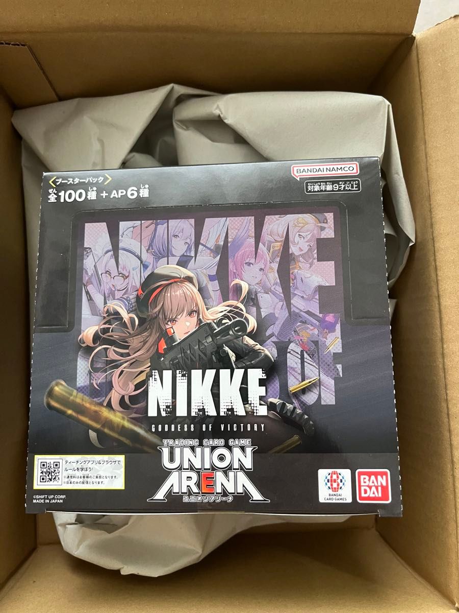 初版】未開封 UNION ARENA 勝利の女神 NIKKE BOX ユニオン 初版】未開封 UNION ARENA 勝利の女神 NIKKE BOX ユニオン