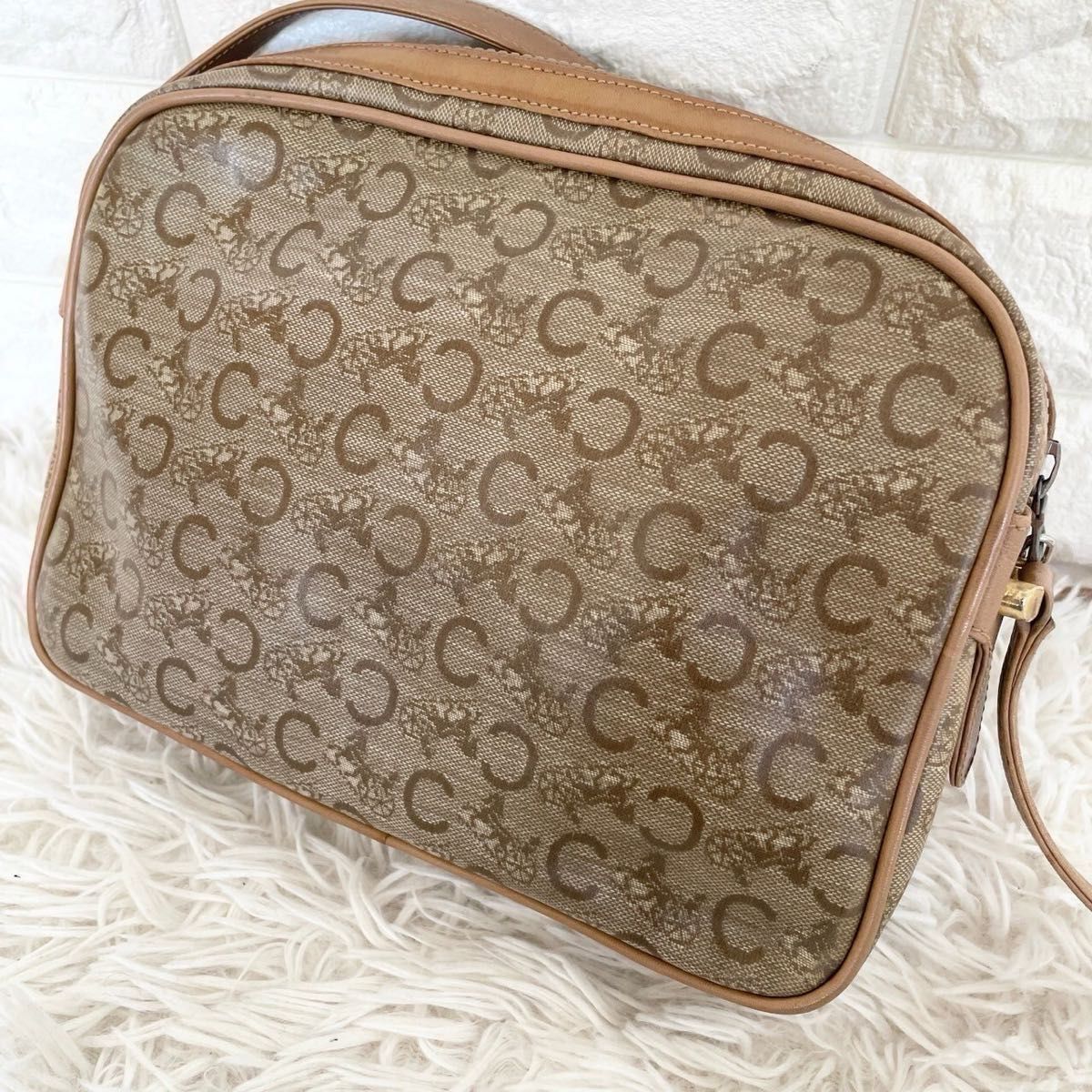 CELINE オールドセリーヌ Cマカダム ショルダーバッグ PVC 馬車 CELINE オールドセリーヌ Cマカダム ショルダーバッグ PVC 馬車