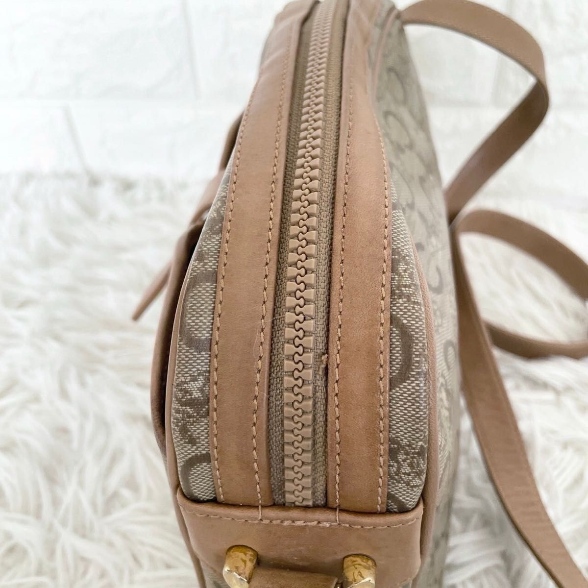 CELINE オールドセリーヌ Cマカダム ショルダーバッグ PVC 馬車 CELINE オールドセリーヌ Cマカダム ショルダーバッグ PVC 馬車