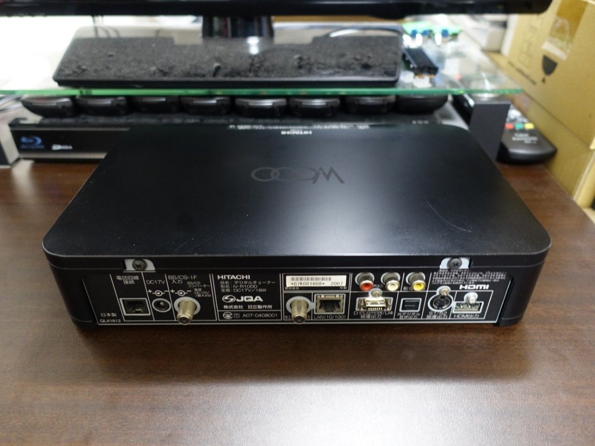 日立 Wooo iVDR-Sレコーダー IV-R1000 純正リモコン付き ② 日立 Wooo iVDR-Sレコーダー IV-R1000 純正リモコン付き ②