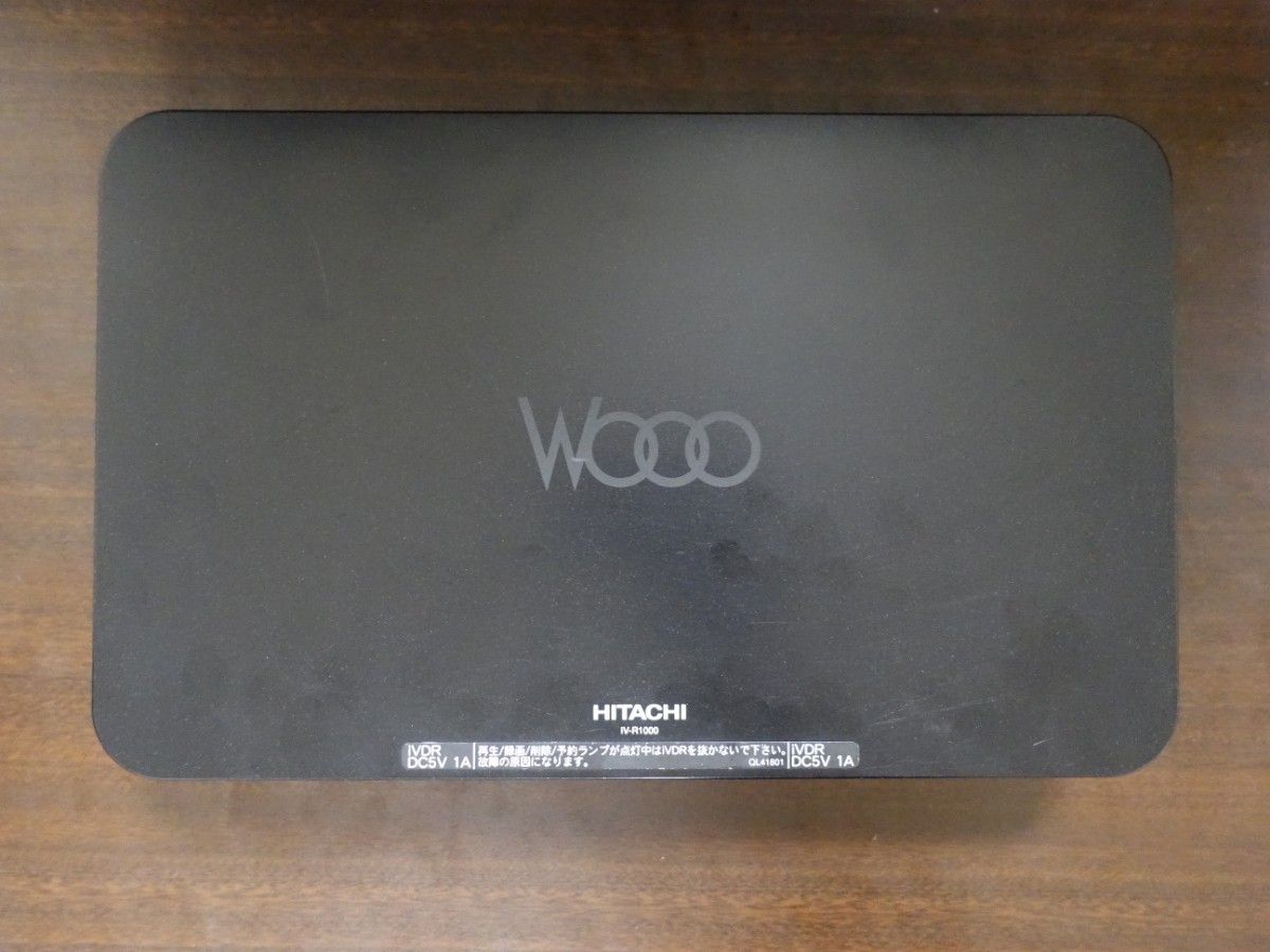 日立 Wooo iVDR-Sレコーダー IV-R1000 純正リモコン付き ② 日立 Wooo iVDR-Sレコーダー IV-R1000 純正リモコン付き ②
