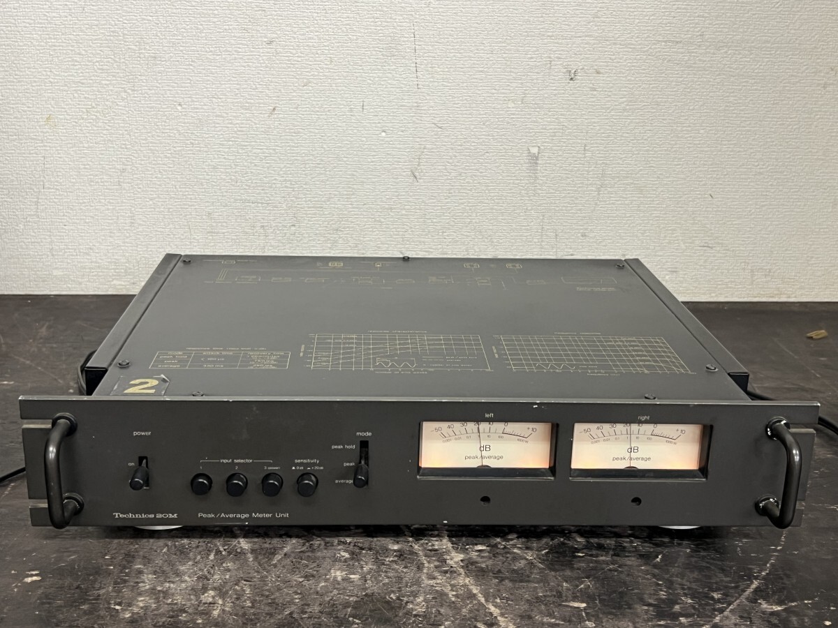 Technics SH-9020M ピークメーター アベレージメーター 希少】Technics SH-9020M ピーク・アベレージ いいおか メーター