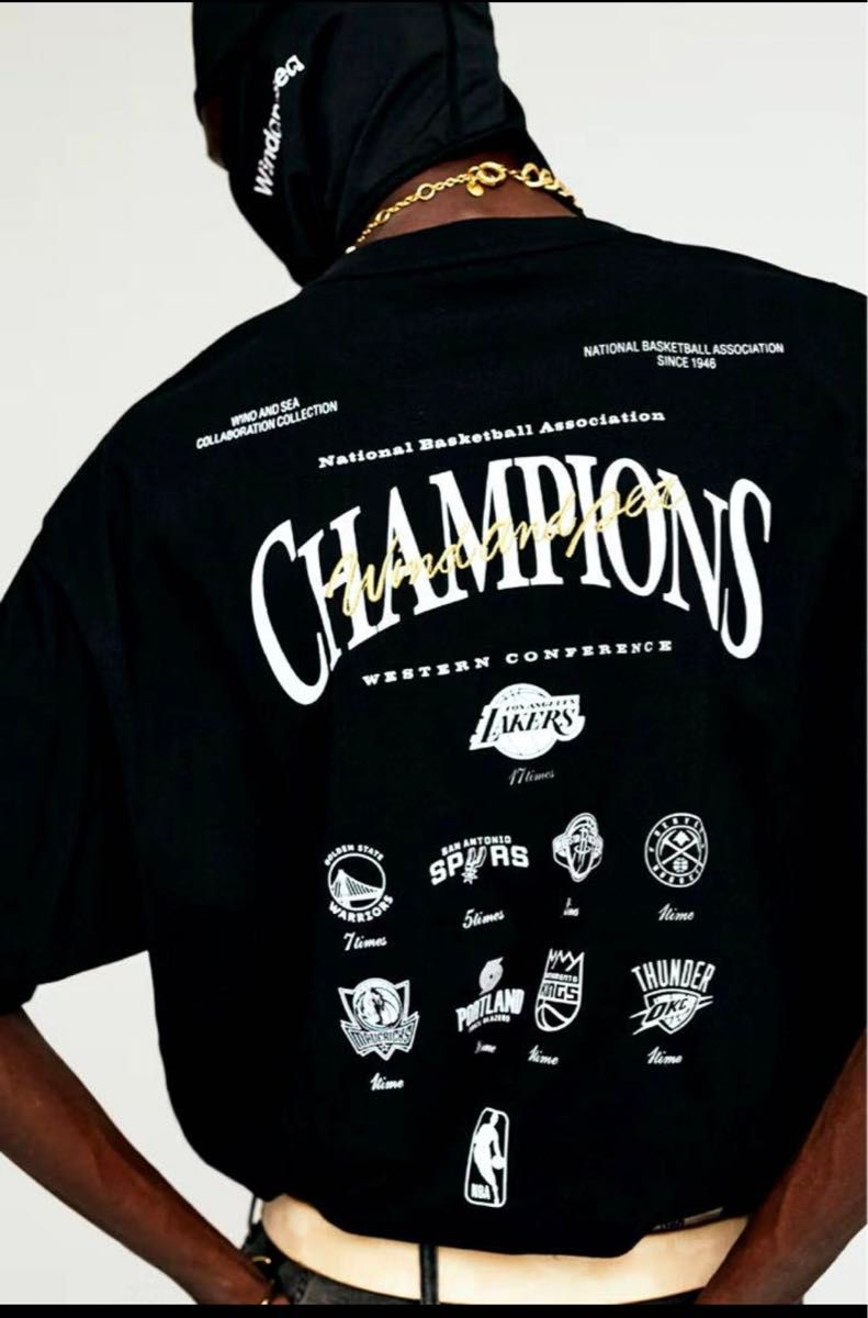 WIND AND SEA x NBA CHAMPIONS Tee(west)