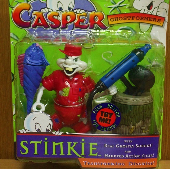 キャスパー 　フィギュア　アクション　CASPER　STINKIE　1997年　未開封　おばけのキャスパー　アメトイ アメリカ　キャラクター　_画像2