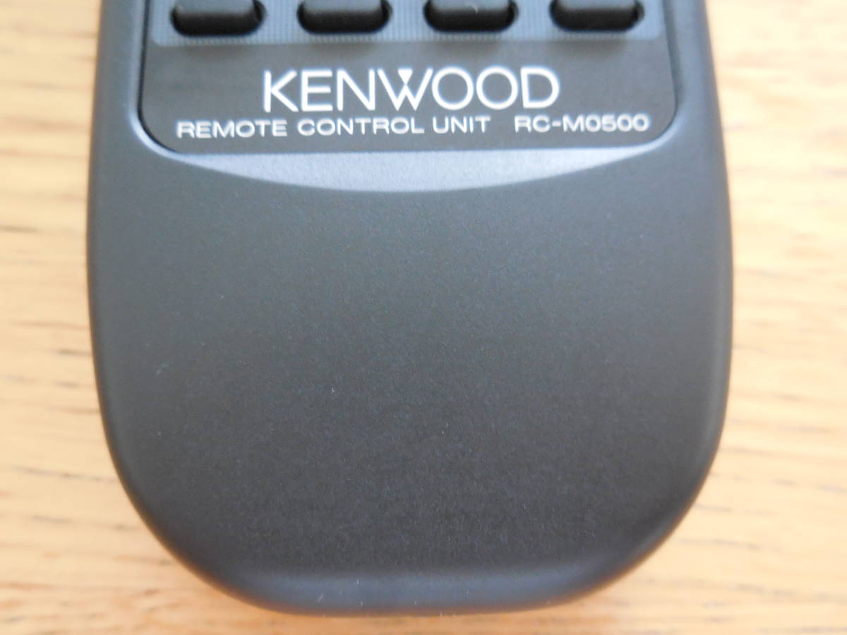 KENWOOD ケンウッド オーディオリモコン RC-M0500 中古品_画像4