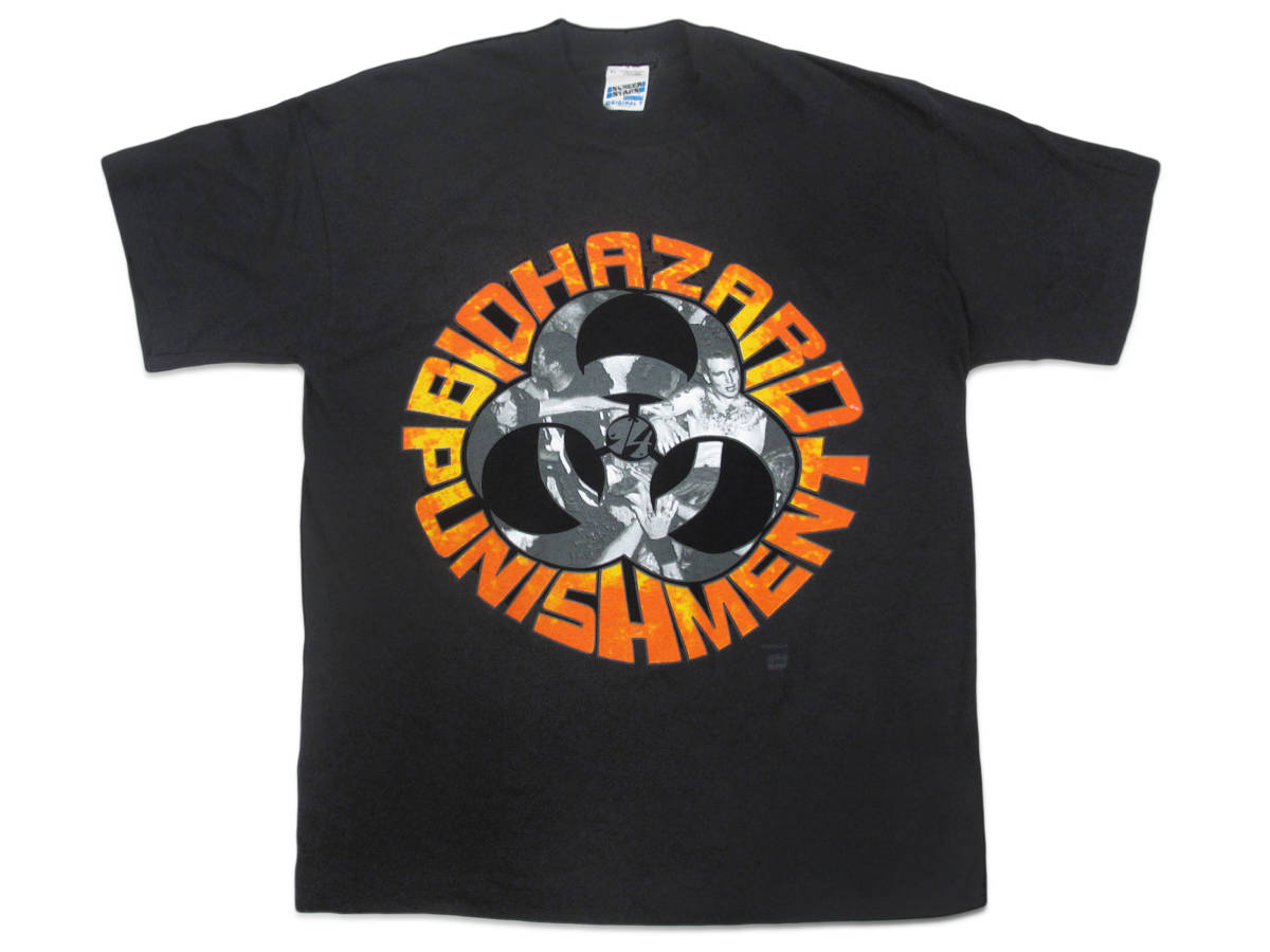 好きに デッドストック! 1993年 FRONT AGNOSTIC MADBALL Tシャツ ツアー DISCIPLINE』 『EURO BIOHARZARD Tシャツ