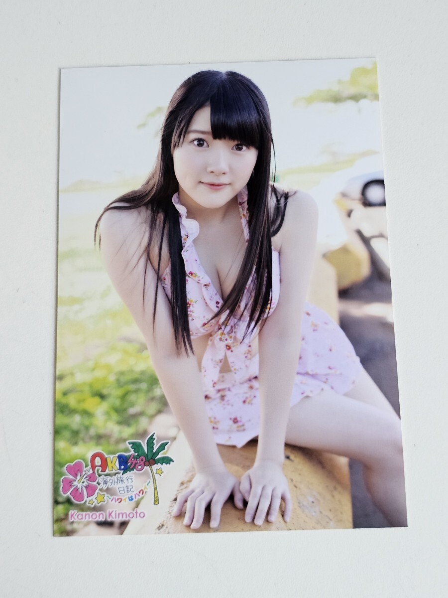 SKE48 木本花音 AKB48 海外旅行日記 ～ハワイはハワイ～ DVD-BOX 特典 生寫(xiě)真