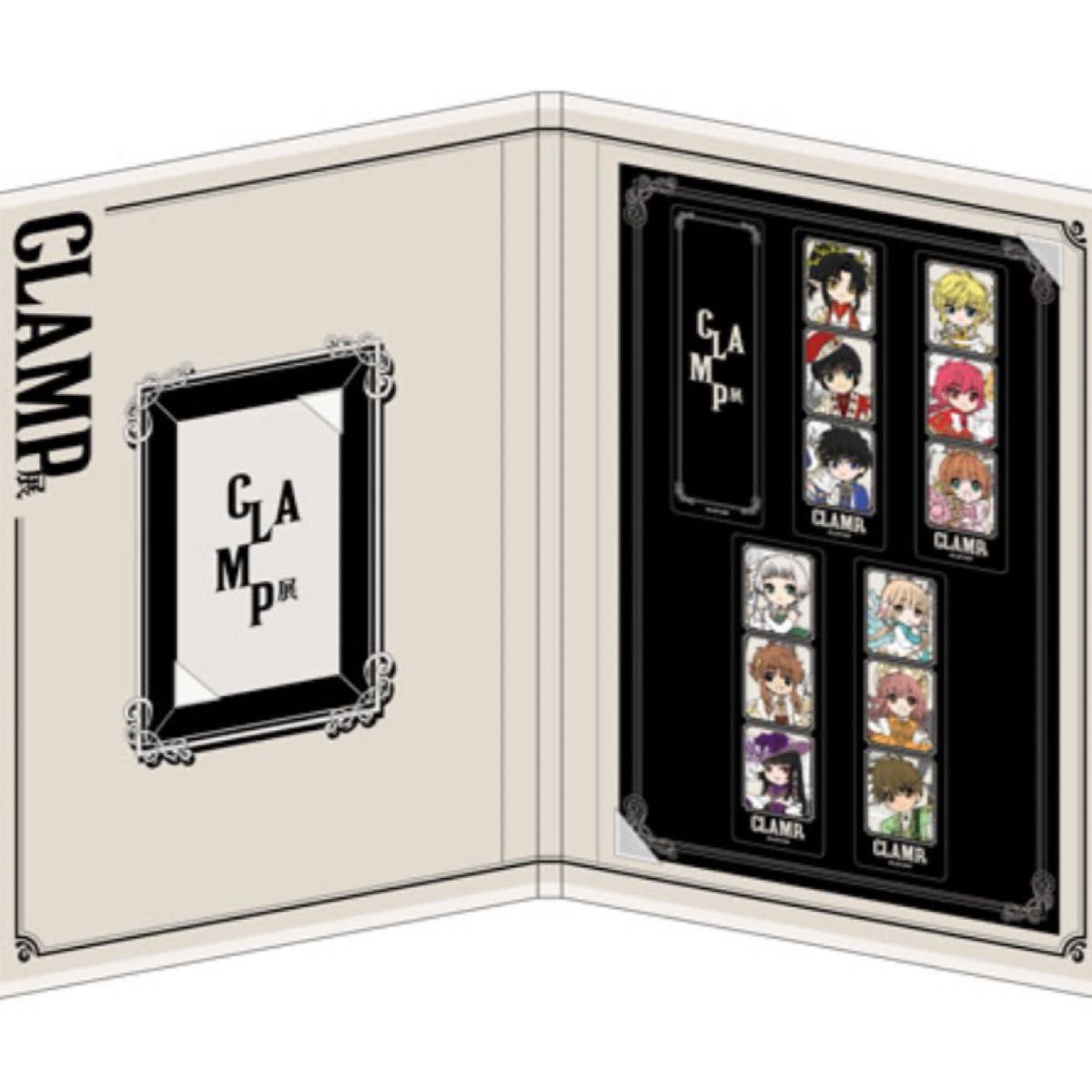 CLAMP展 チケット特典のクリアしおり付きチケットホルダー CLAMP展 チケット特典のクリアしおり付きチケットホルダー