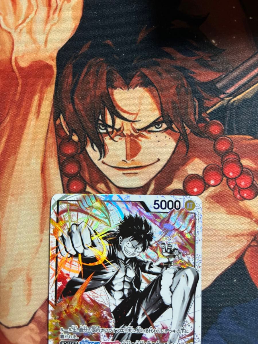 ワンピースカード 黒黄ルフィ リーダーパラレル 三兄弟の絆 ワンピースカード 黒黄ルフィ リーダーパラレル 三兄弟の絆