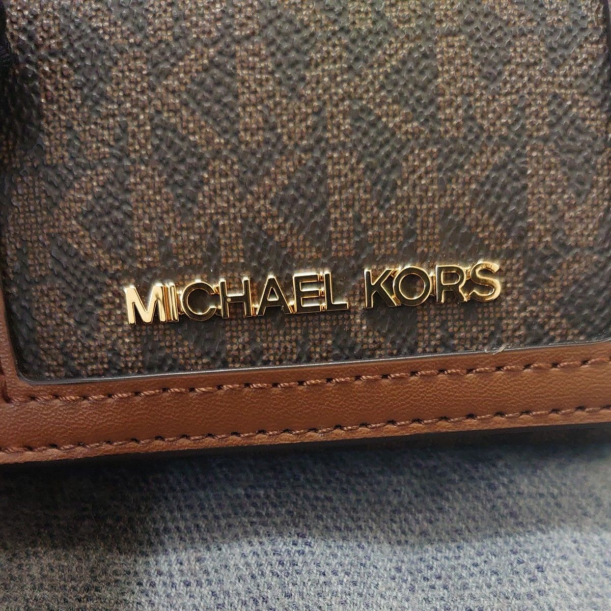 新品未使用】MICHAEL KORS マイケルコース 三つ折り財布 新品 新品未使用】MICHAEL KORS マイケルコース 三つ折り財布 新品