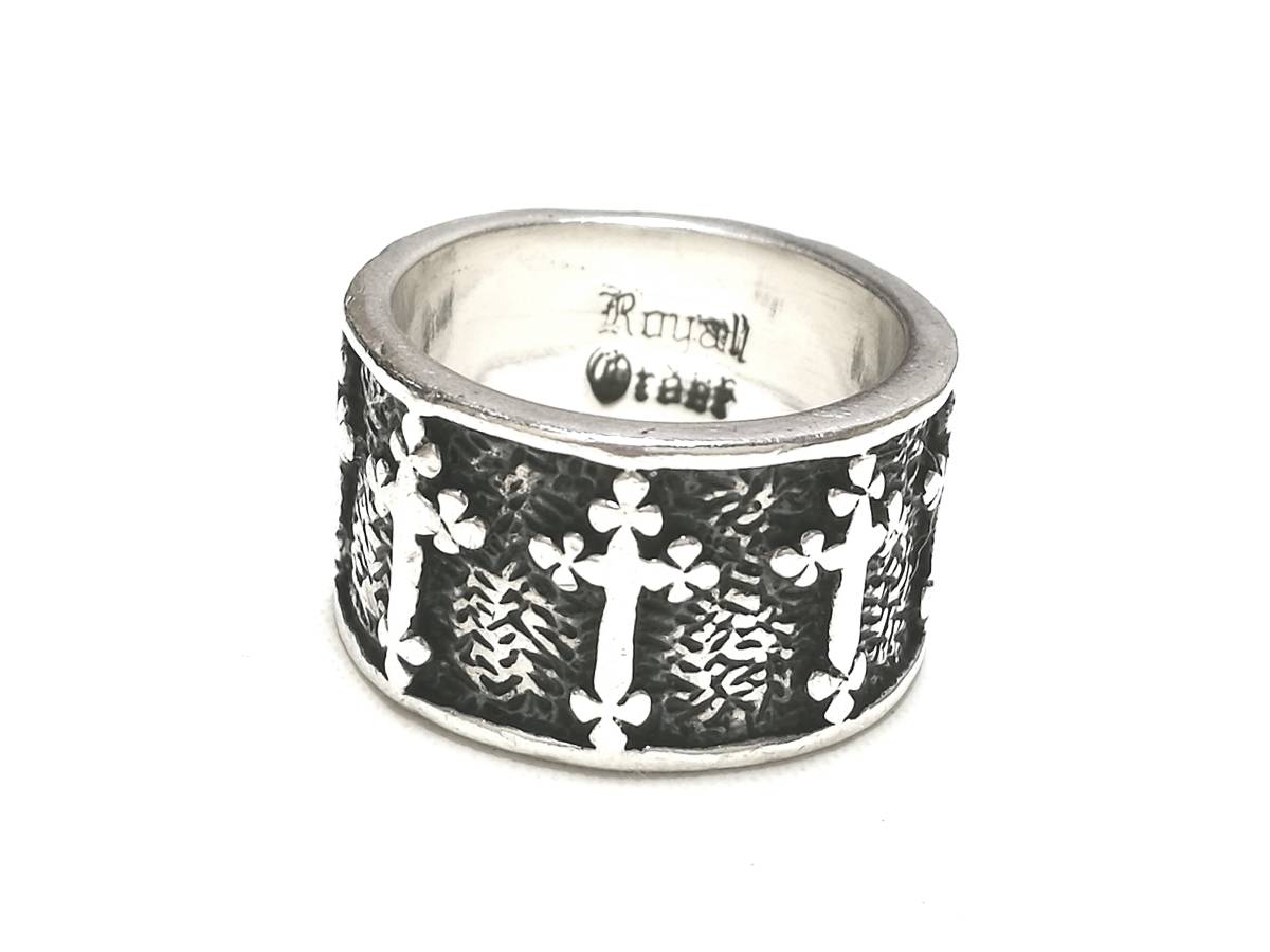 ☆定価￥45,360 本物 正規品 ロイヤルオーダー 初期 Repeat Cross Band リピート クロス バンド シルバーリング シルバー925☆