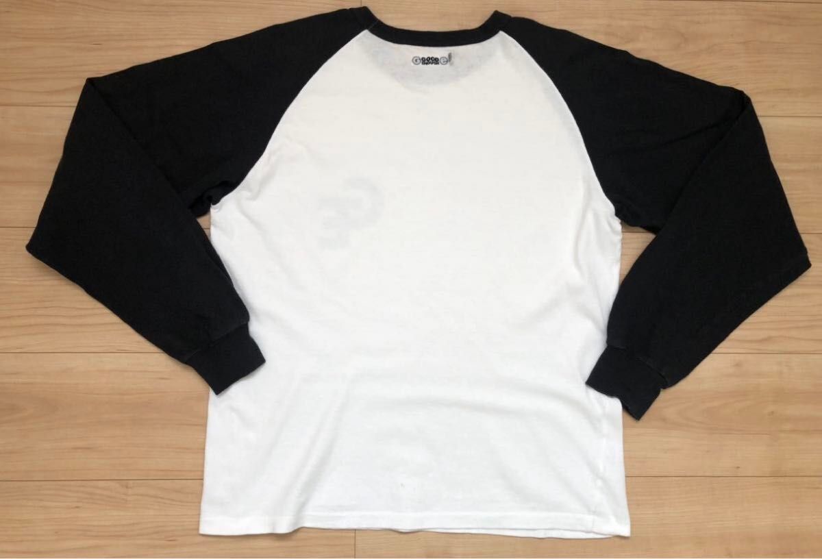 90s GOODENOUGH グッドイナフ ラグラン ロングスリーブTシャツ 90s GOODENOUGH グッドイナフ ラグラン ロングスリーブTシャツ