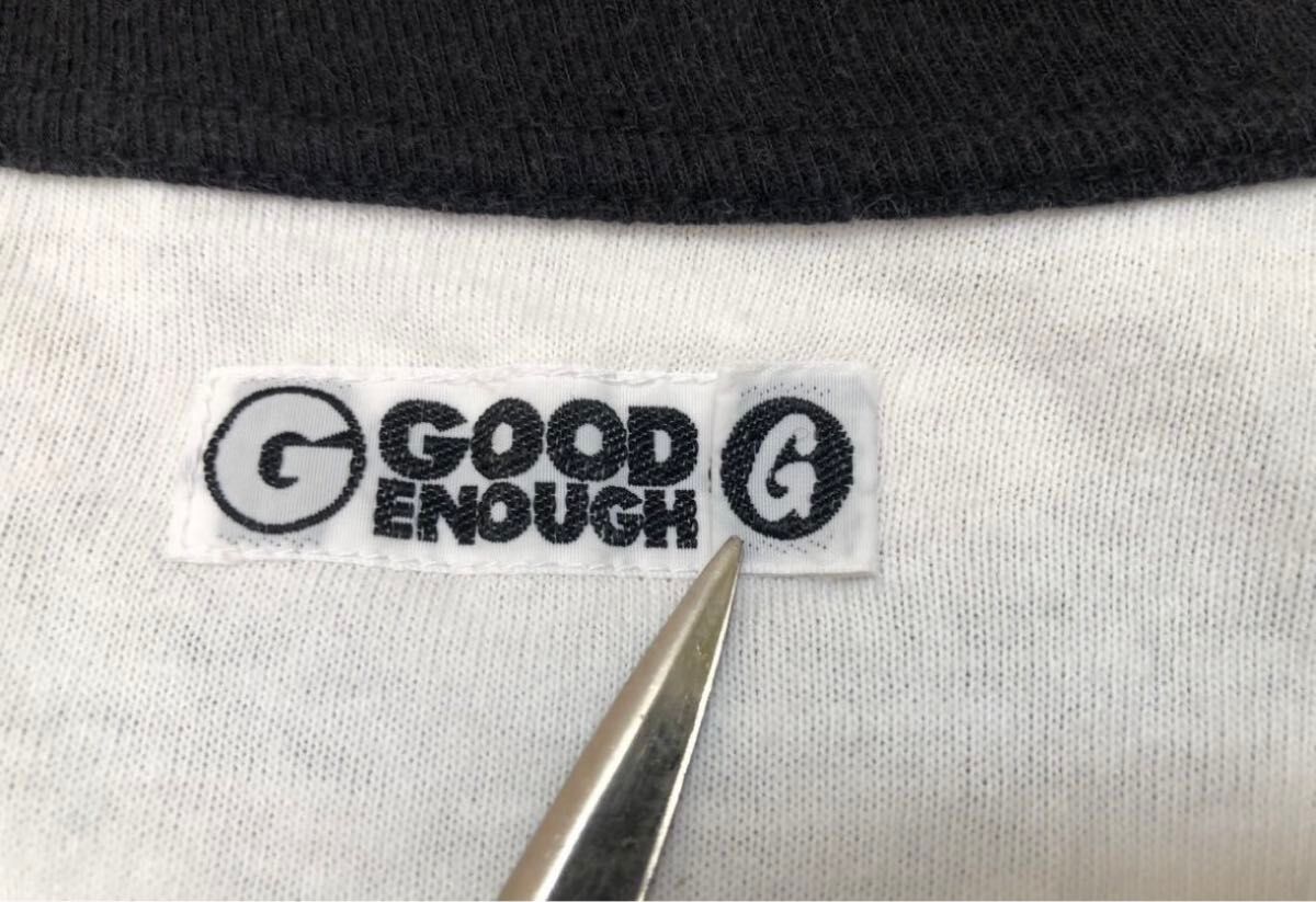90s GOODENOUGH グッドイナフ ラグラン ロングスリーブTシャツ 90s GOODENOUGH グッドイナフ ラグラン ロングスリーブTシャツ