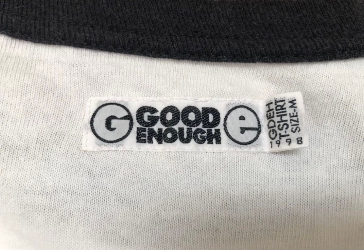 90s GOODENOUGH グッドイナフ ラグラン ロングスリーブTシャツ 90s GOODENOUGH グッドイナフ ラグラン ロングスリーブTシャツ