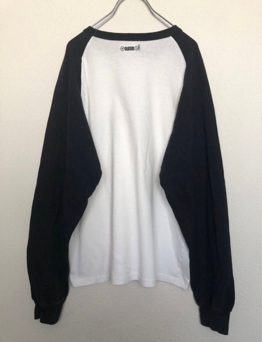 90s GOODENOUGH グッドイナフ ラグラン ロングスリーブTシャツ 90s GOODENOUGH グッドイナフ ラグラン ロングスリーブTシャツ