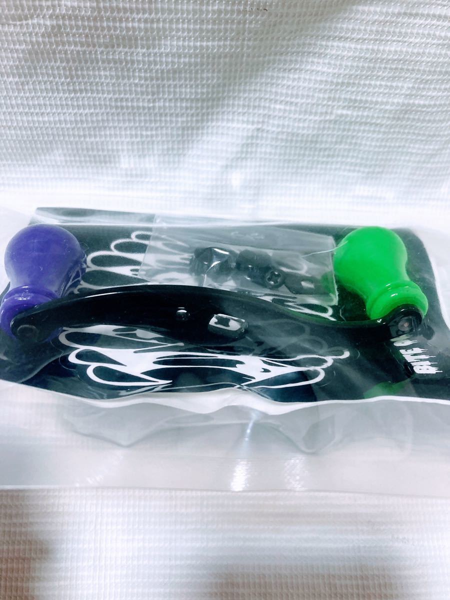 (No1165) 新品 バレーヒル ラッドハンドル グリーン×パープル 80mm ABU アブ アンバサダー_画像2