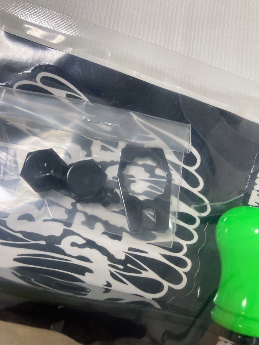 (No1165) 新品 バレーヒル ラッドハンドル グリーン×パープル 80mm ABU アブ アンバサダー_画像5