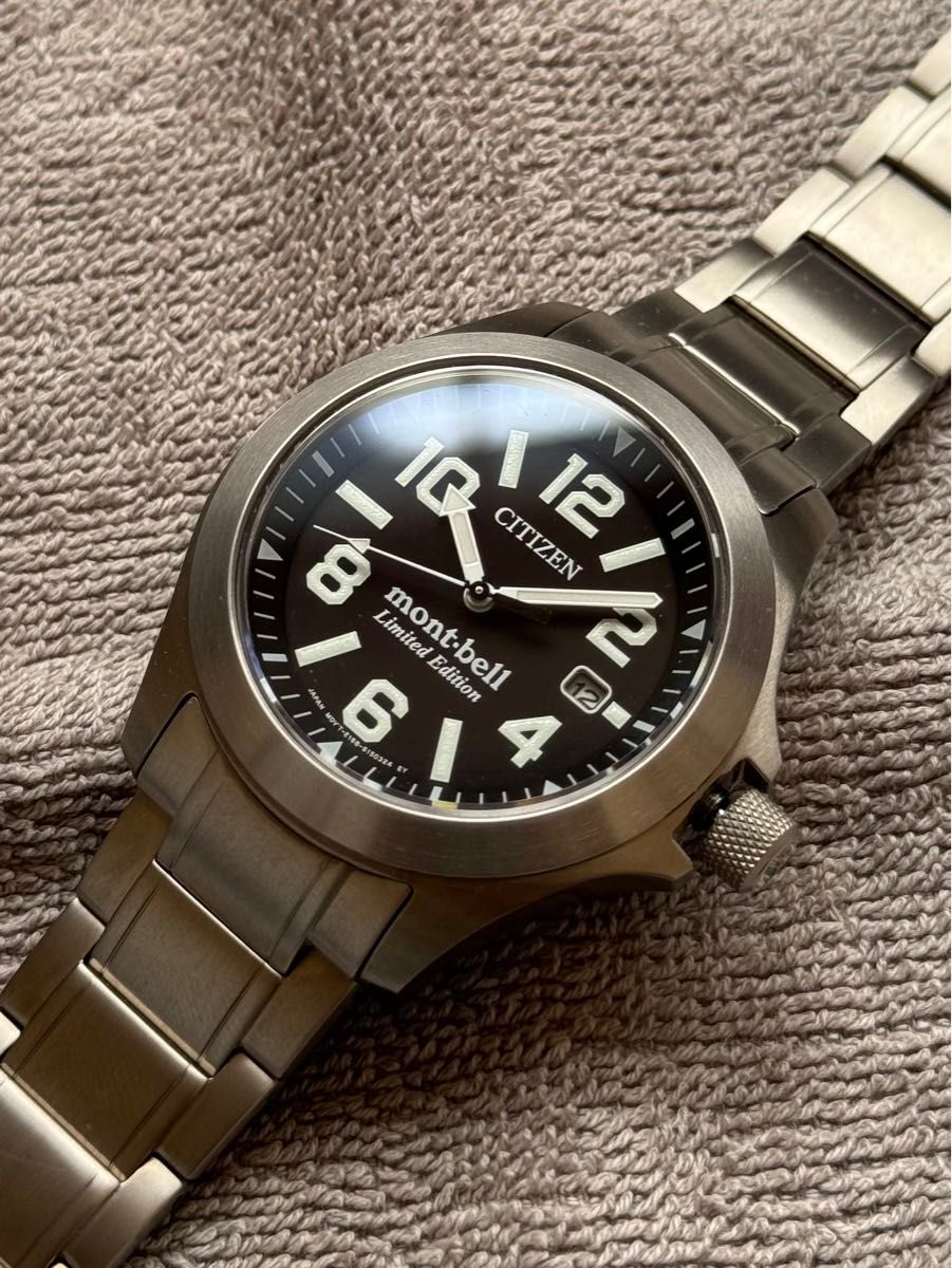 極美品】シチズンPROMASTERランドmont-bell限定チタン製 極美品】シチズンPROMASTERランドmont-bell限定チタン製