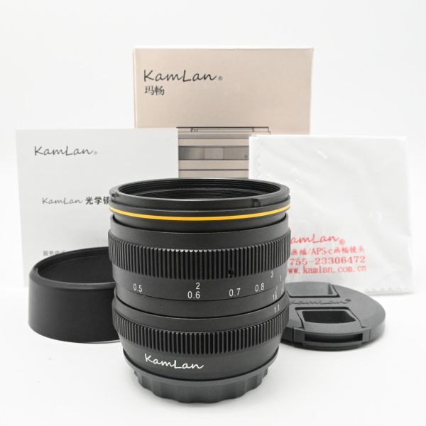 KAMLAN 交換レンズ 単焦点レンズ 50mm F1.1 FUJIFILM Xマウント KAMLAN 交換レンズ 単焦点レンズ 50mm F1.1 FUJIFILM Xマウント