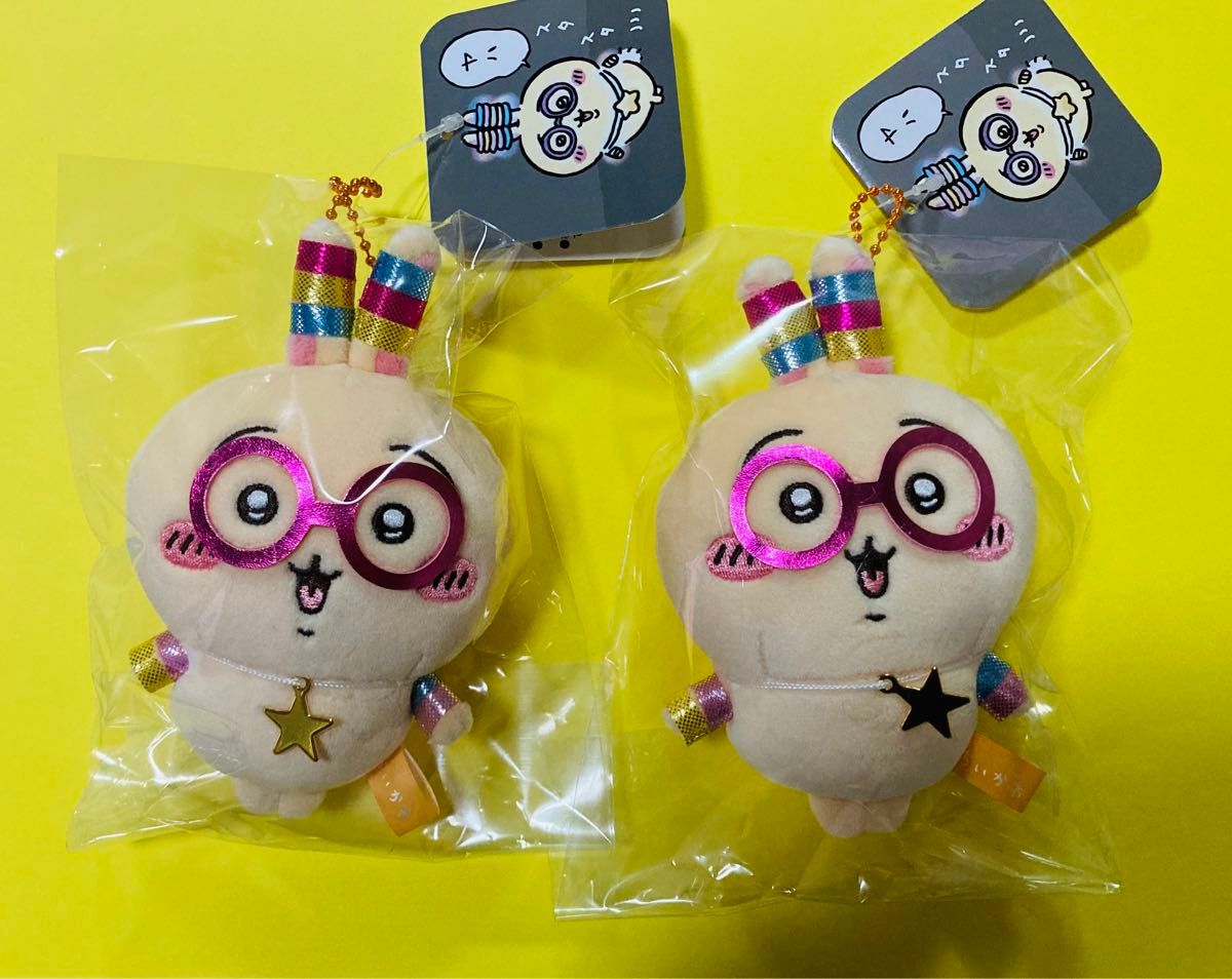 ちいかわ 光る輪っかをつけたうさぎマスコット うさぎ メガネ ちいかわ 光る輪っかをつけたうさぎマスコット うさぎ メガネ