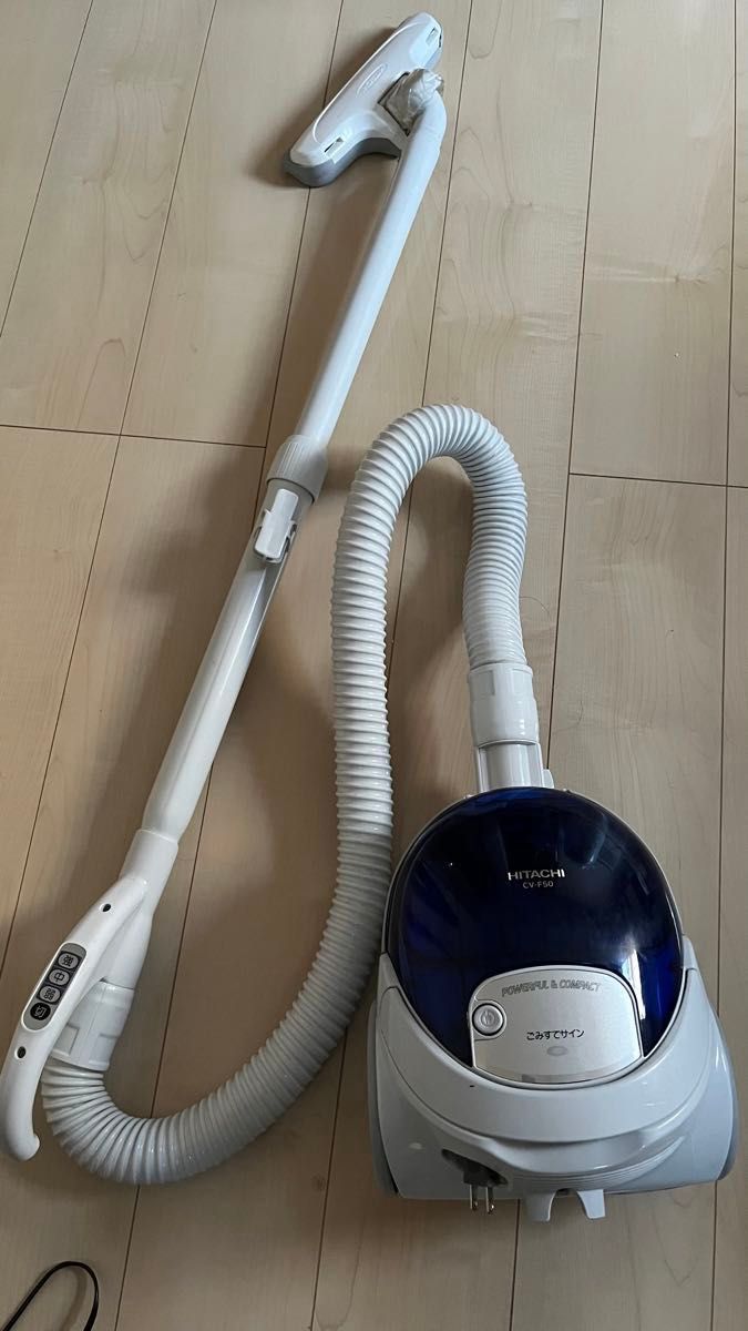 完動品 日立 紙パック式掃除機 CV-F50 クリーニング済み 取説 完動品 日立 紙パック式掃除機 CV-F50 クリーニング済み 取説