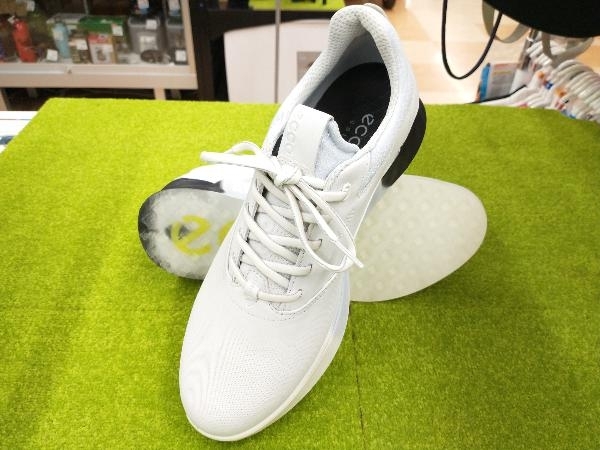 【訳あり】 エコー ecco S-THREE 26.0cm ゴルフ ホワイト WH スパイクレスシューズ エススリー10294460613 26.0cm