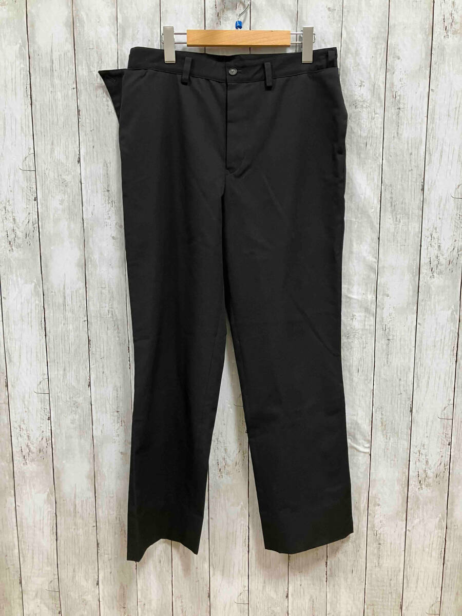 SOSHIOTSUKI 19AW Hemslit Slacks S19AWPT02 ブラック 裾スリット スラックス サイズ2(46，M) ソウシオオツキ デザイナーズ