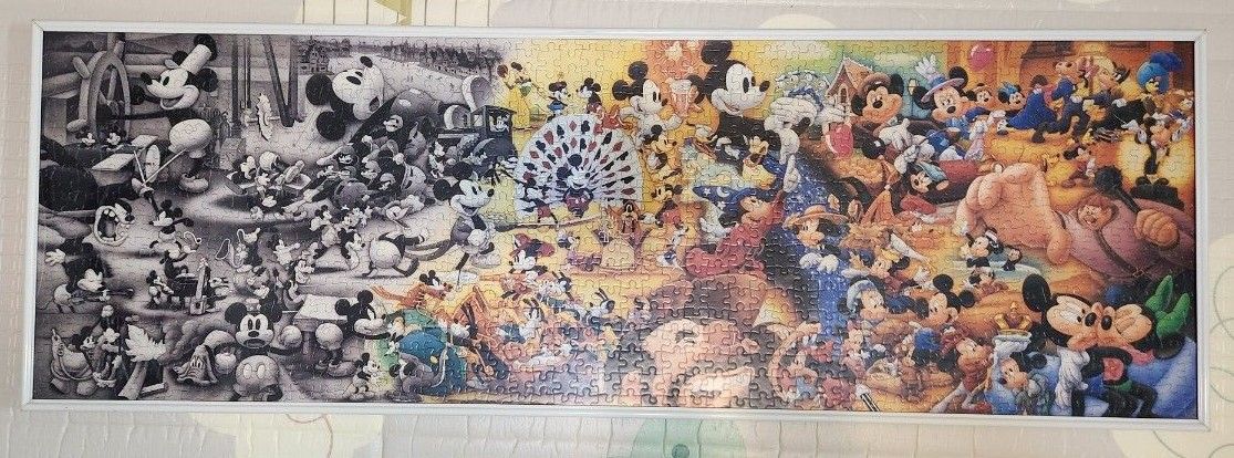 レア 廃盤品 フレームセット 歴代ミッキーマウス名場面集 パズル レア 廃盤品 フレームセット 歴代ミッキーマウス名場面集 パズル
