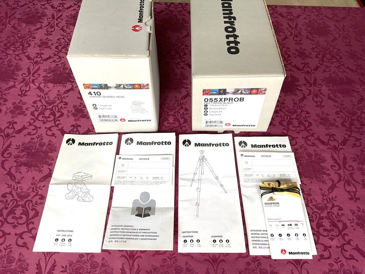 Manfrotto マンフロット 410 055XPROB おまけ複数(三脚)|売買 Manfrotto マンフロット 410 055XPROB おまけ複数(三脚)|売買