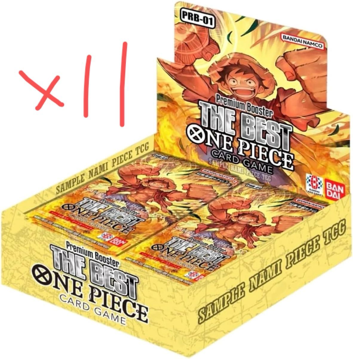 ワンピースカード プレミアムブースター THE BEST 11BOX ワンピースカード プレミアムブースター THE BEST 11BOX