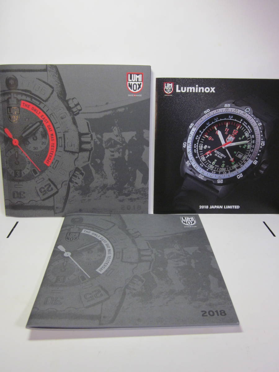 **Luminox( Luminox )~*2018 год каталог ( английская версия )* очень толстый книга@* монохромный большой je -тактный ( выпуск на японском языке )* внутренний ограниченный товар брошюра имеется *