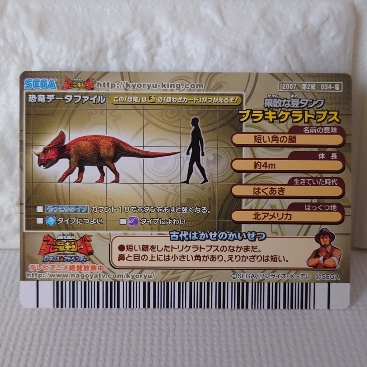 ブラキケラトプス 】 恐竜キング 2007 第2紀 034-竜|Yahoo ブラキケラトプス 】 恐竜キング 2007 第2紀 034-竜|Yahoo