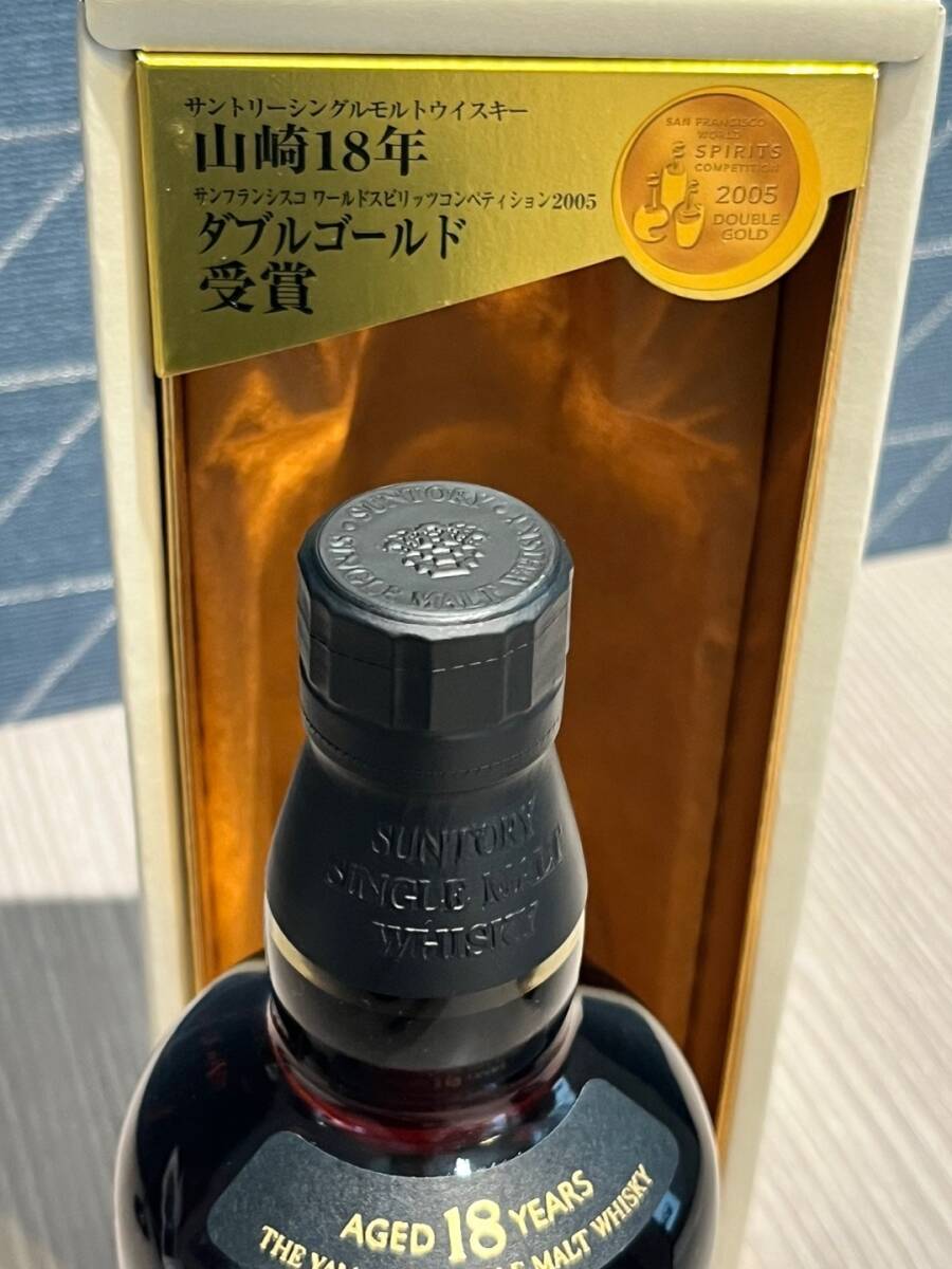 ♪【未開栓】サントリー 山崎 18年 シングルモルト 専用化粧 ♪【未開栓】サントリー 山崎 18年 シングルモルト 専用化粧