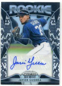 JAVIER GUERRA　2019 Panini Prizm　ルーキー直筆サインカード　46/50_画像1