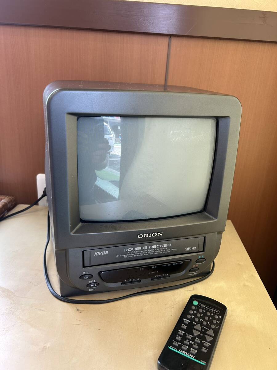 ※売り切り！ジャンク　オリオン　テレビデオ　ORION　10VR2　リモコン付き　９７年製
