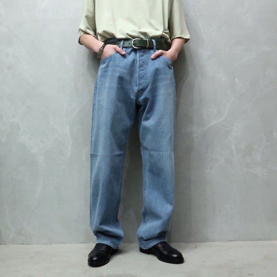 AURALEE】SELVEDGE FADED LIGHT DENIM WIDE PANTS size3|Yahoo AURALEE】SELVEDGE FADED LIGHT DENIM WIDE PANTS size3|Yahoo