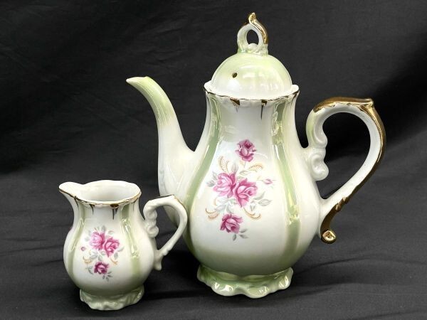 F419】未使用 保管品 PANSY ティーセット ポット/ミルクポット F419】未使用 保管品 PANSY ティーセット ポット/ミルクポット