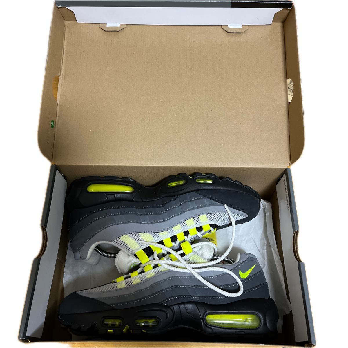 nike air max 95 イエローグラデ 2020 復刻 黒タグなし27 0cm nike air max 95 イエローグラデ 2020 復刻 黒タグなし27 0cm