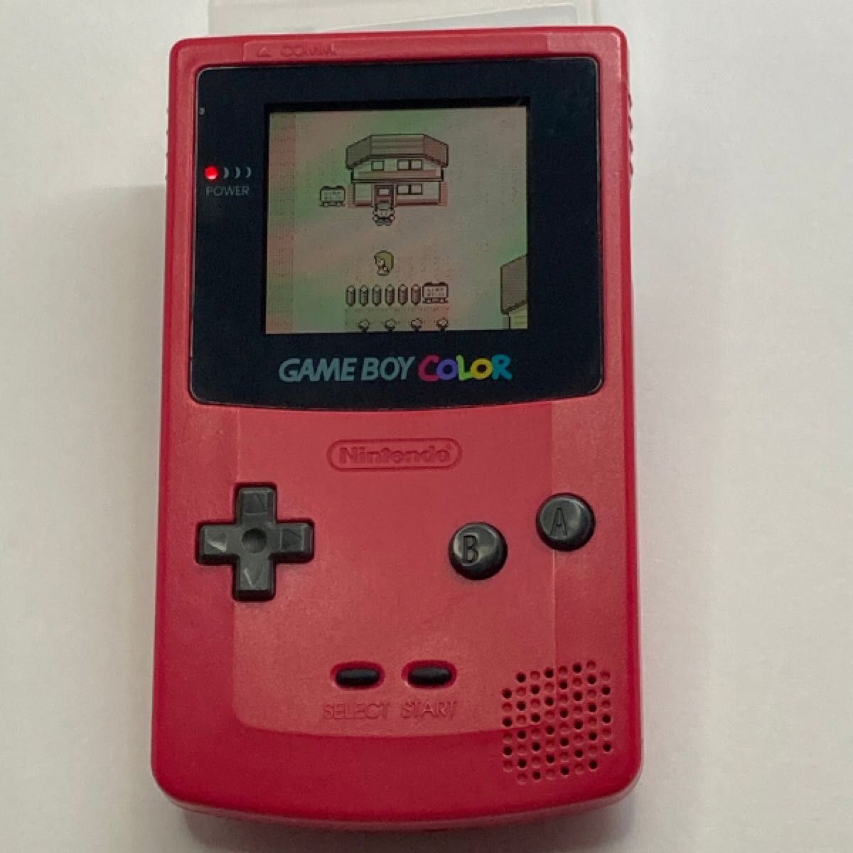 動作確認済み ゲームボーイカラー赤 + ポケットモンスター赤 動作確認済み ゲームボーイカラー赤 + ポケットモンスター赤