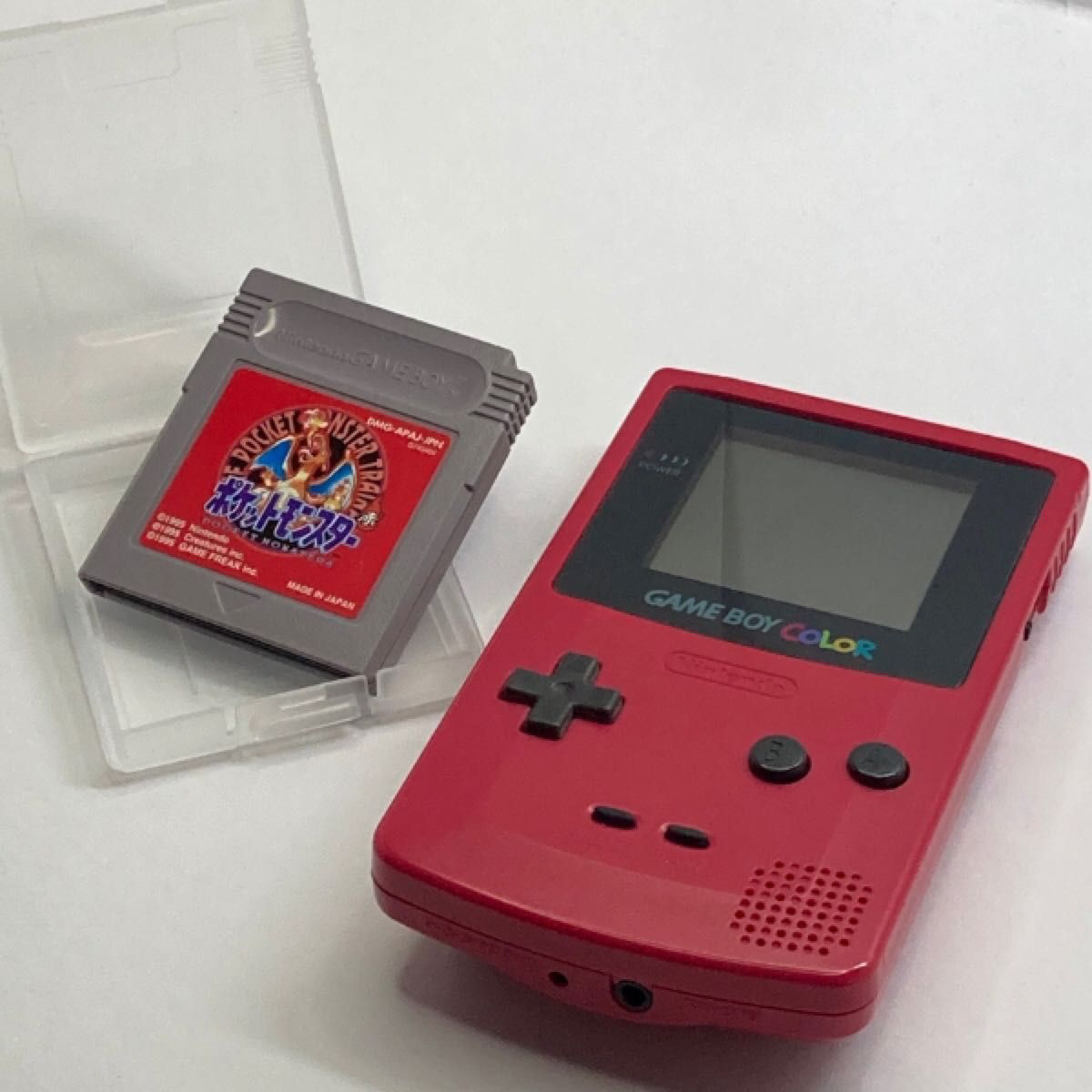 動作確認済み ゲームボーイカラー赤 + ポケットモンスター赤 動作確認済み ゲームボーイカラー赤 + ポケットモンスター赤