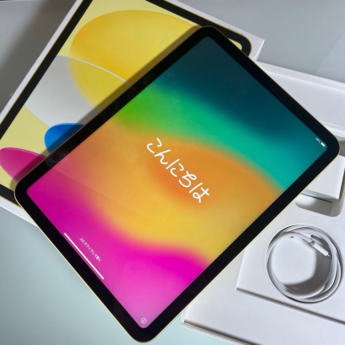 iPad 第10世代 64GB Wi-Fi イエロー 割れなし 刻印入り 2022 iPad 第10世代 64GB Wi-Fi イエロー 割れなし 刻印入り 2022