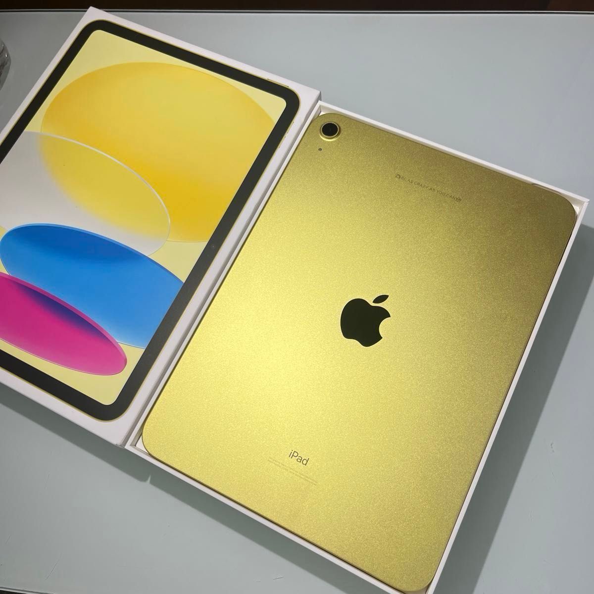 iPad 第10世代 64GB Wi-Fi イエロー 割れなし 刻印入り 2022 iPad 第10世代 64GB Wi-Fi イエロー 割れなし 刻印入り 2022