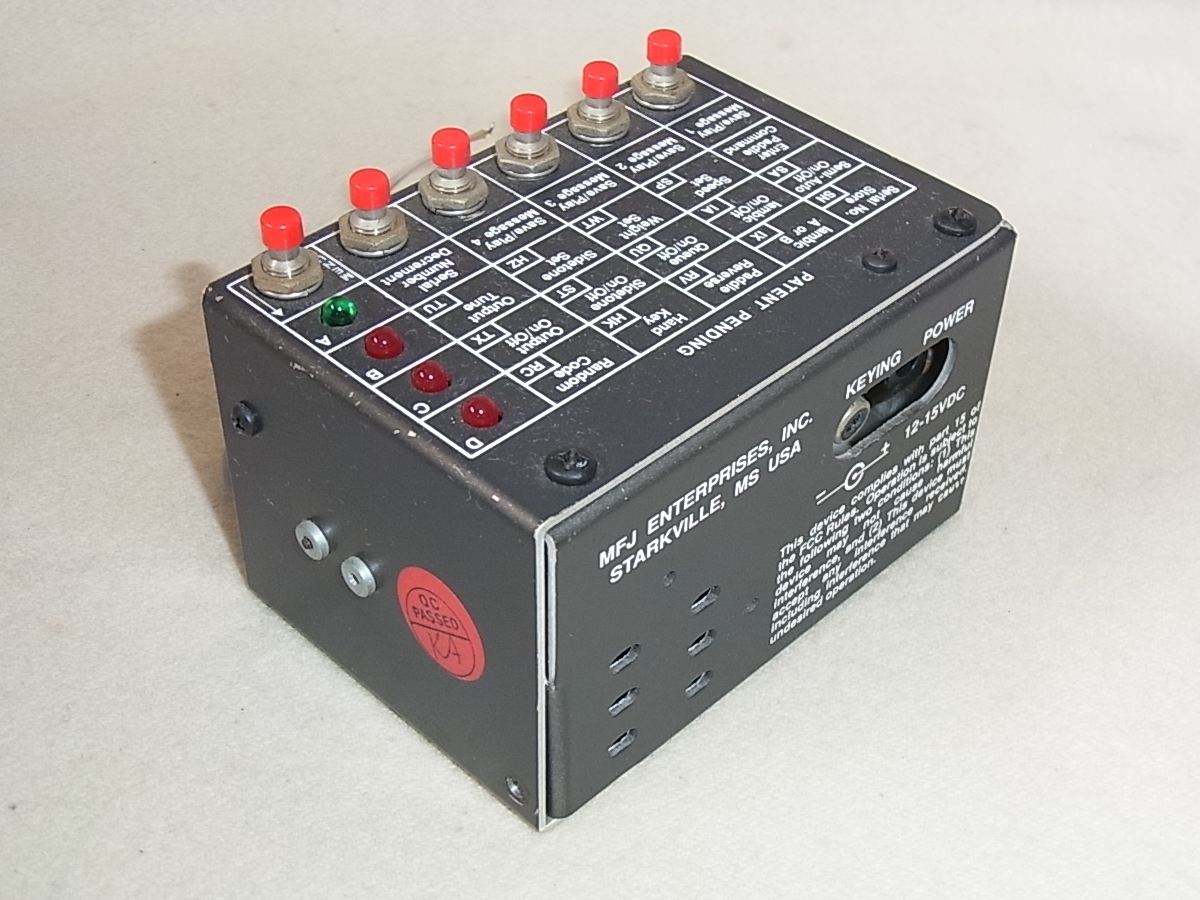 Yahoo!オークション - MFJ MFJ-490 Menu Driven Memory Keyer Yahoo!オークション - MFJ MFJ-490 Menu Driven Memory Keyer