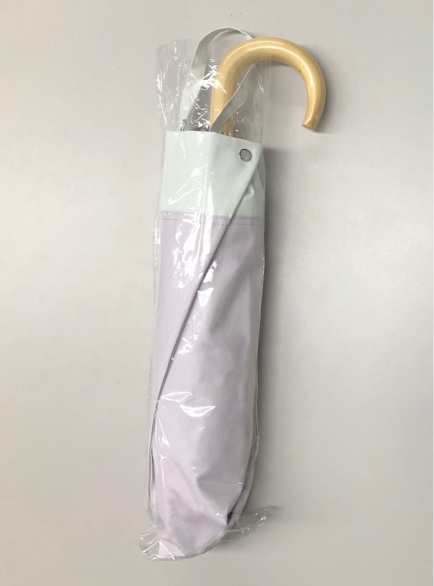 新品 COKAGE+ 木手元2WAY 折りたたみ日傘 2段 東レサマー 新品 COKAGE+ 木手元2WAY 折りたたみ日傘 2段 東レサマー