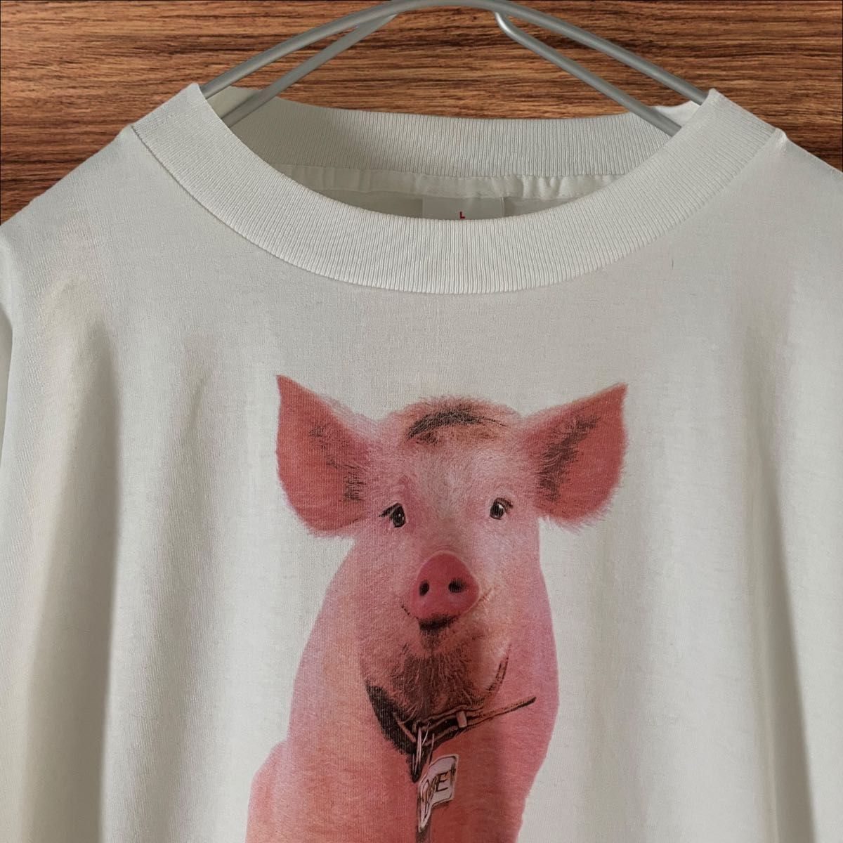 新品未使用】90'S 映画Babe プロモTシャツ ムービーTシャツ L 新品未使用】90'S 映画Babe プロモTシャツ ムービーTシャツ L