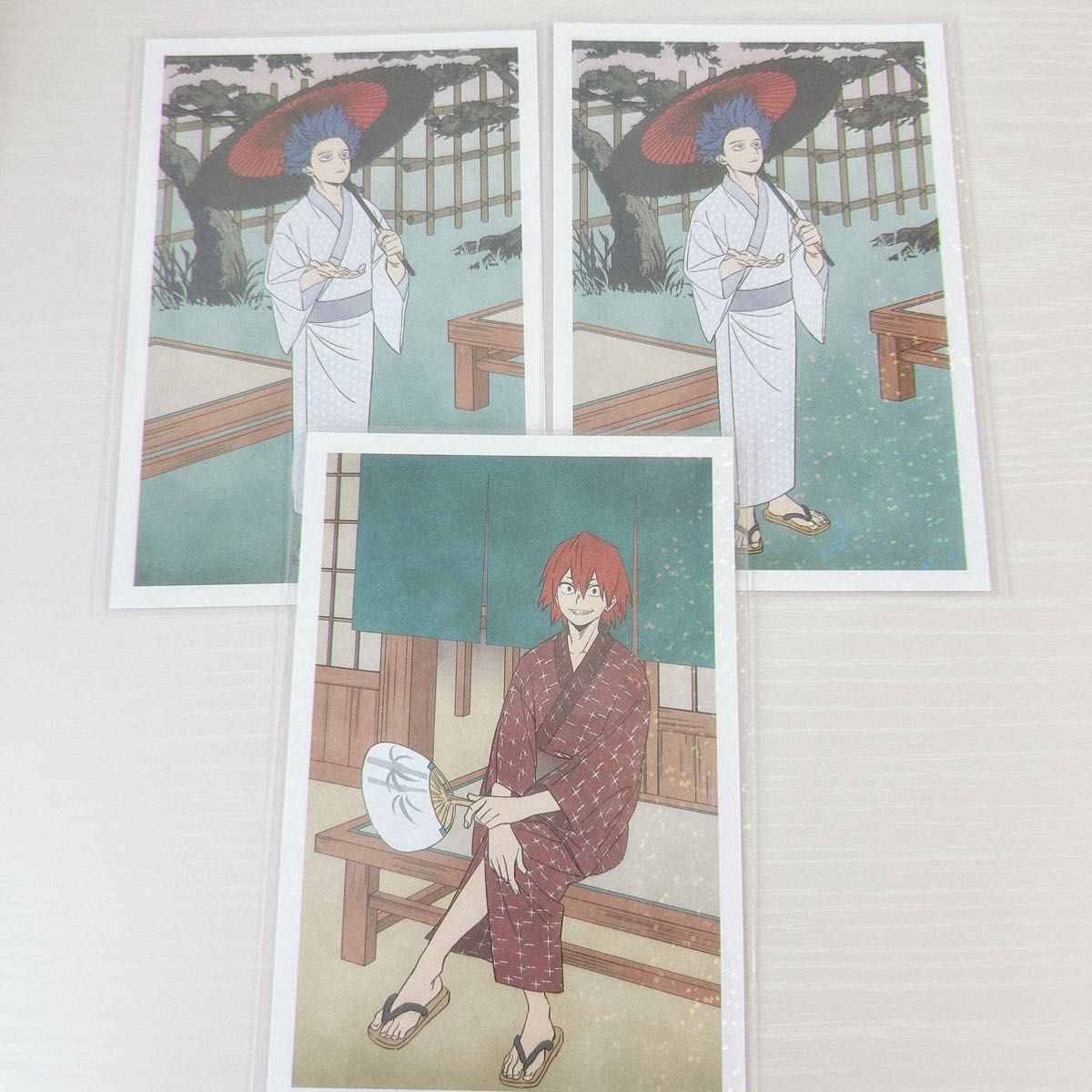 僕のヒーローアカデミア 切島鋭児郎 浴衣 浮世絵 クリアカード 僕のヒーローアカデミア 切島鋭児郎 浴衣 浮世絵 クリアカード