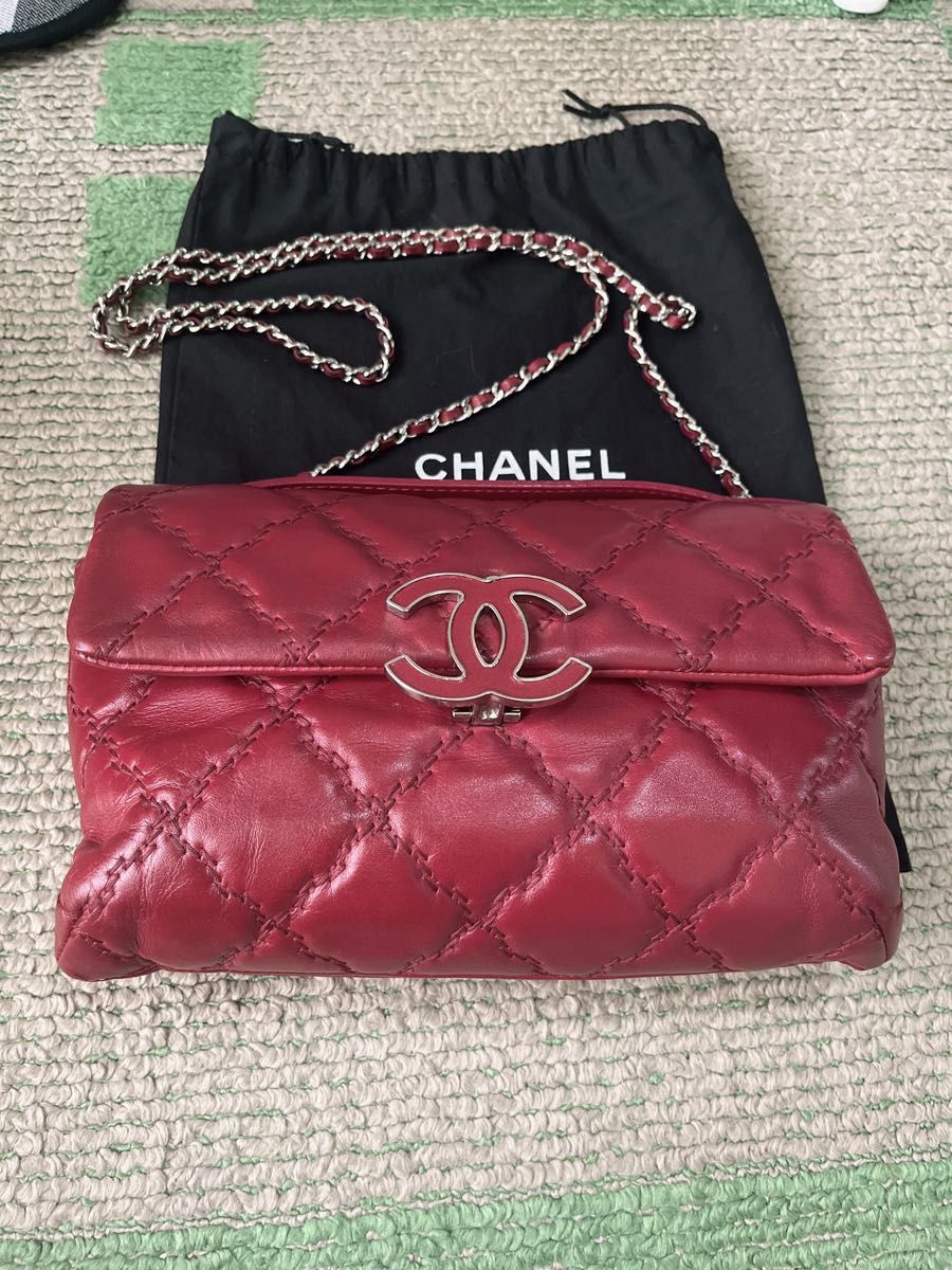 美品。CHANELココマトラッセショルダーバッグ