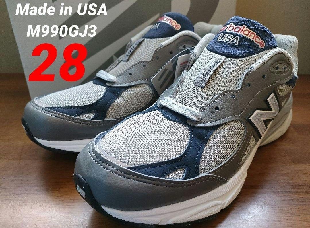 希少 Made in USA【新品未使用】ニューバランス M990GJ3 28cm 希少 Made in USA【新品未使用】ニューバランス M990GJ3 28cm