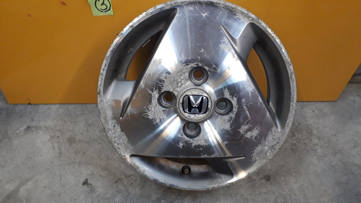 . home till delivery! ③ Honda Vamos original aluminium wheel 13 -inch 4J 4 hole PCD100 OFF+45 1 pcs HM1/2 : Hobio HM3/4 light car 